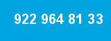 922 964 81 33 922 964 81 33